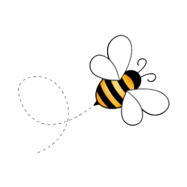 Flying bee decoration